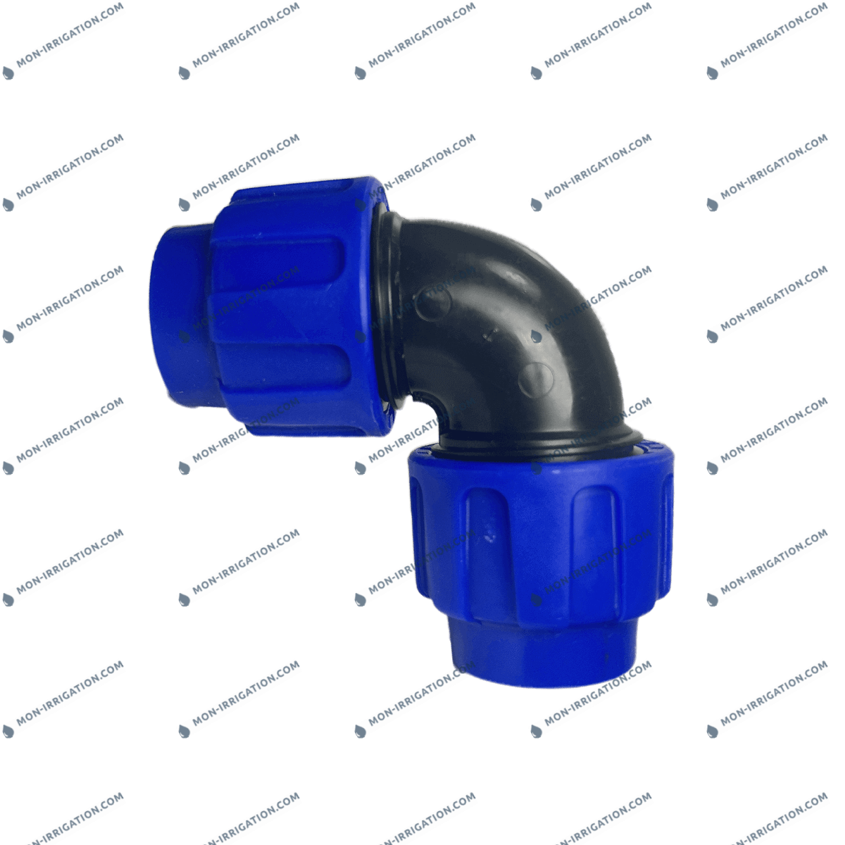 Vanne compression PE D.40 - Accessoire pour plomberie en plastique